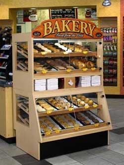 C-Store Retail Bakery Display 250