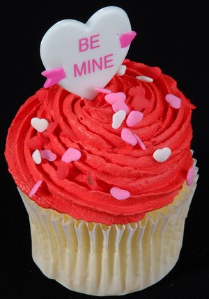 Be Mine Cupcakes