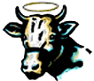 Cow with halo - 106 x 92