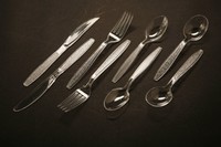 Extra Heavy Weight Bulk Polystyrene Cutlery - Clear