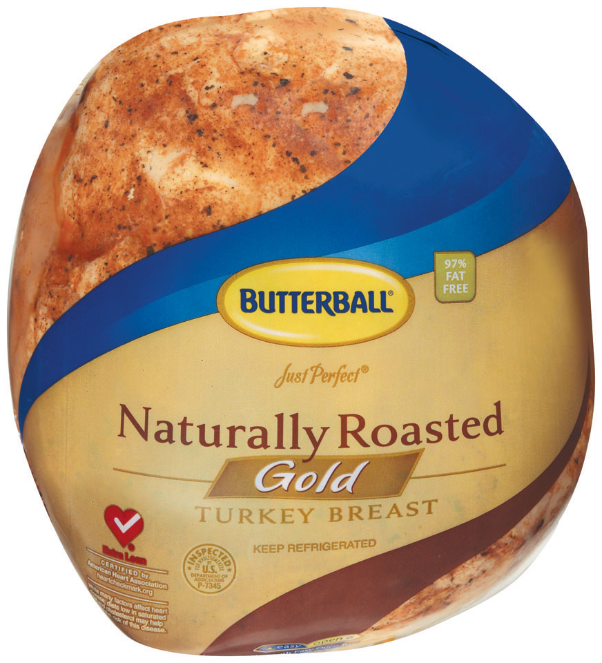 Just Perfect Handcrafted Naturally Roasted Gold Turkey Breast