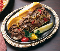 Philadelphia-Style Beef Steaks
