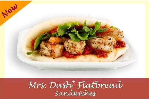 New Mrs. Dash Flatbread Sandwiches