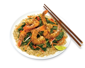 Mrs. Dash Teriyaki Glazed Shrimp