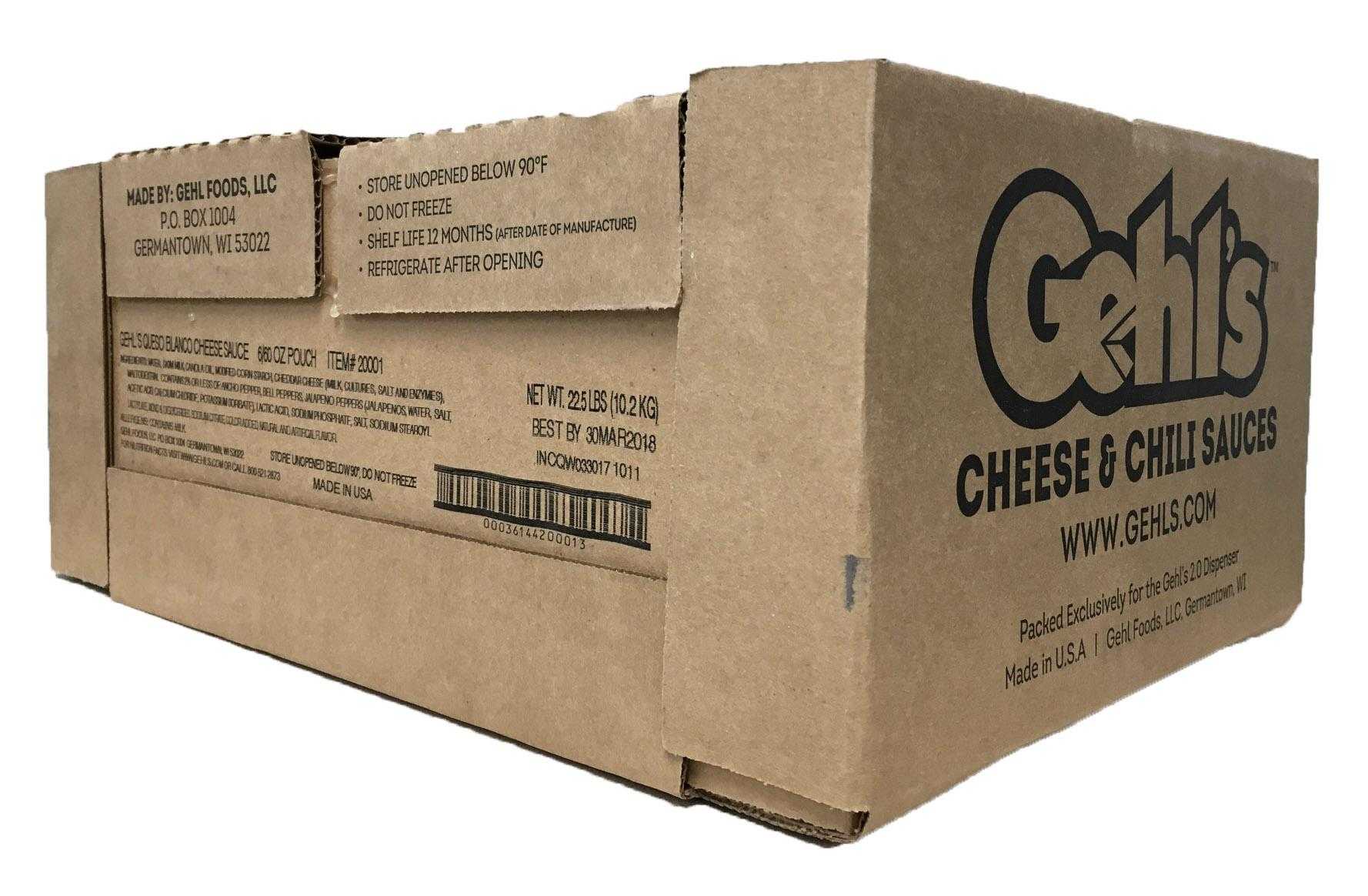 Gehl's Jalapeno Cheese per oz., 60 Sauce, case 通販